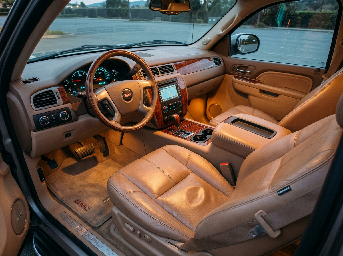 2009 GMC Yukon Denali luxury leather interior